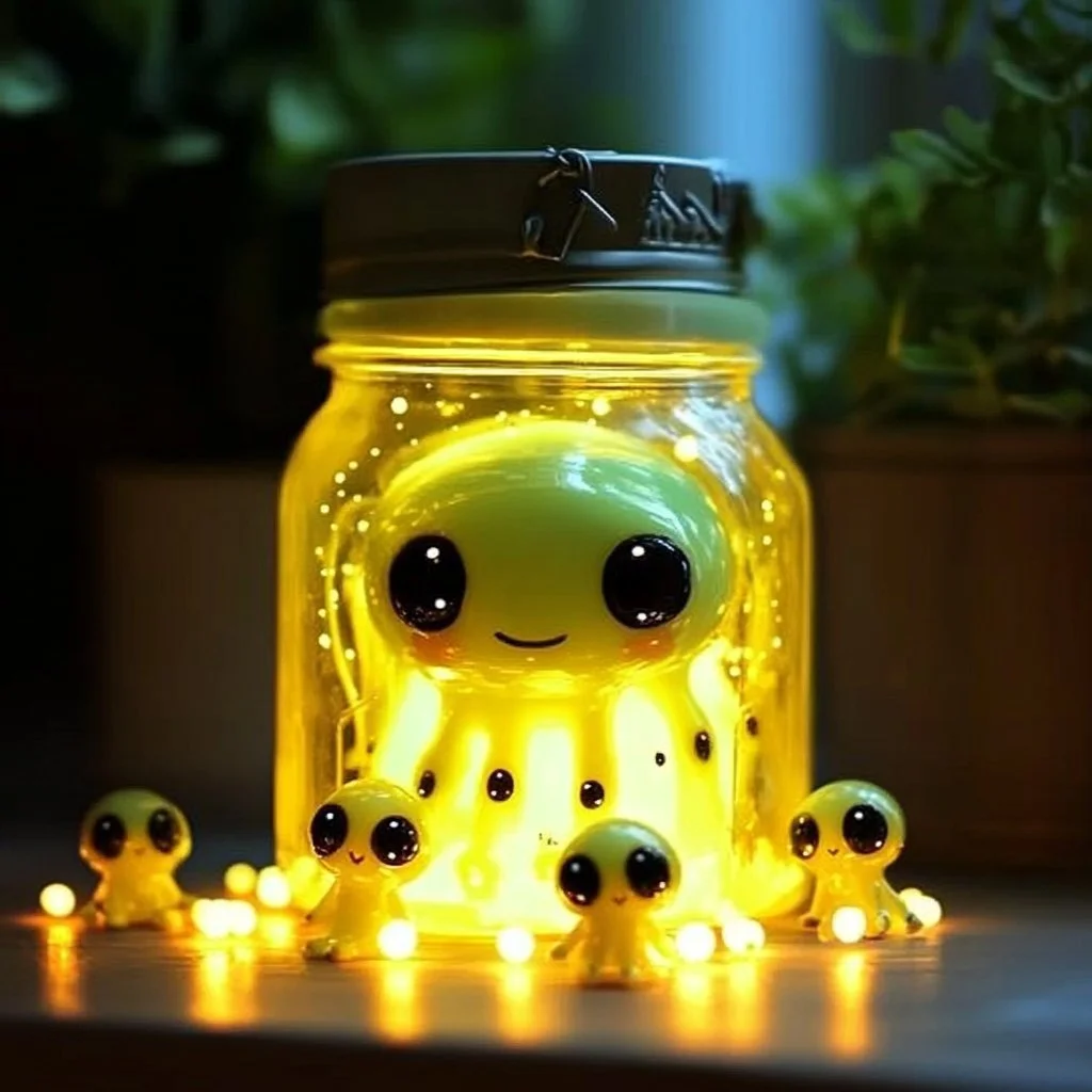 Customized DIY Alien Nightlight for kids' rooms and unique home decor.