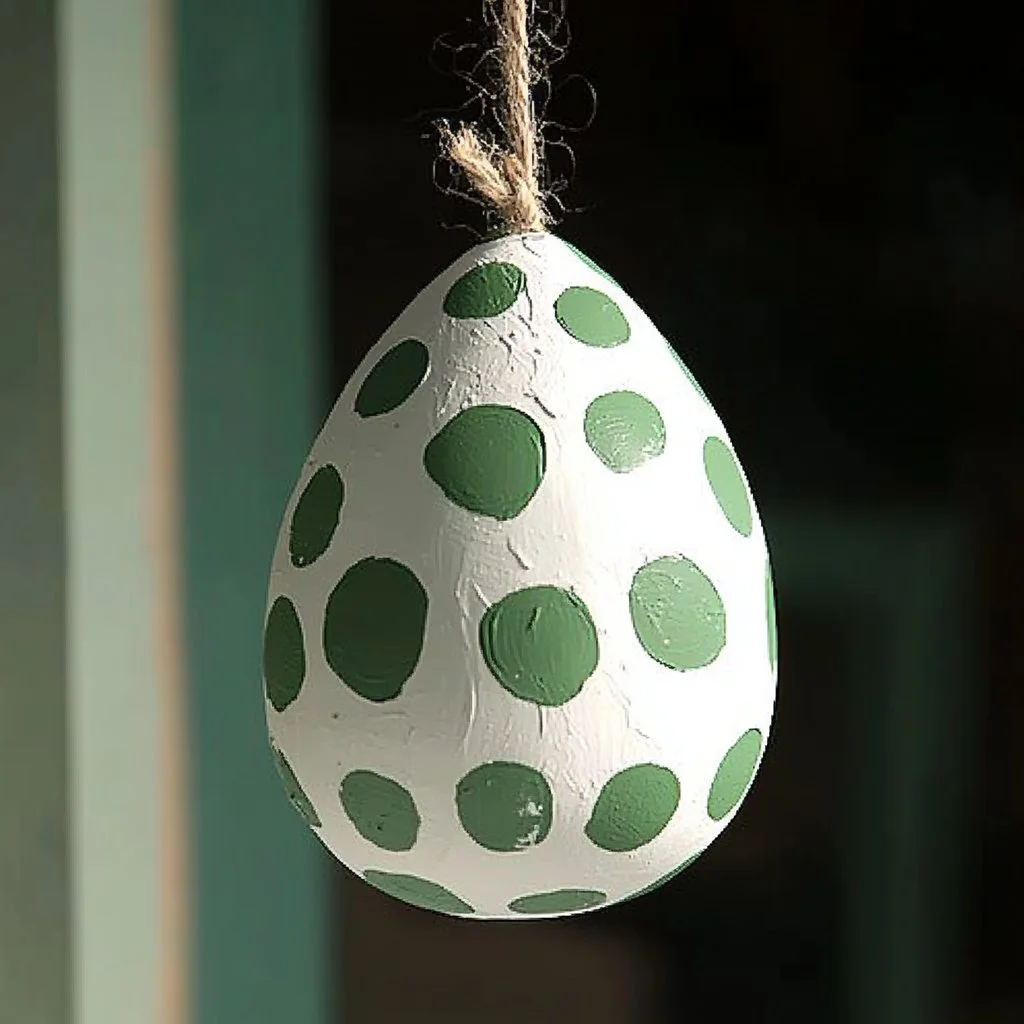 Colorful DIY Dino Egg Piñata for a fun party activity