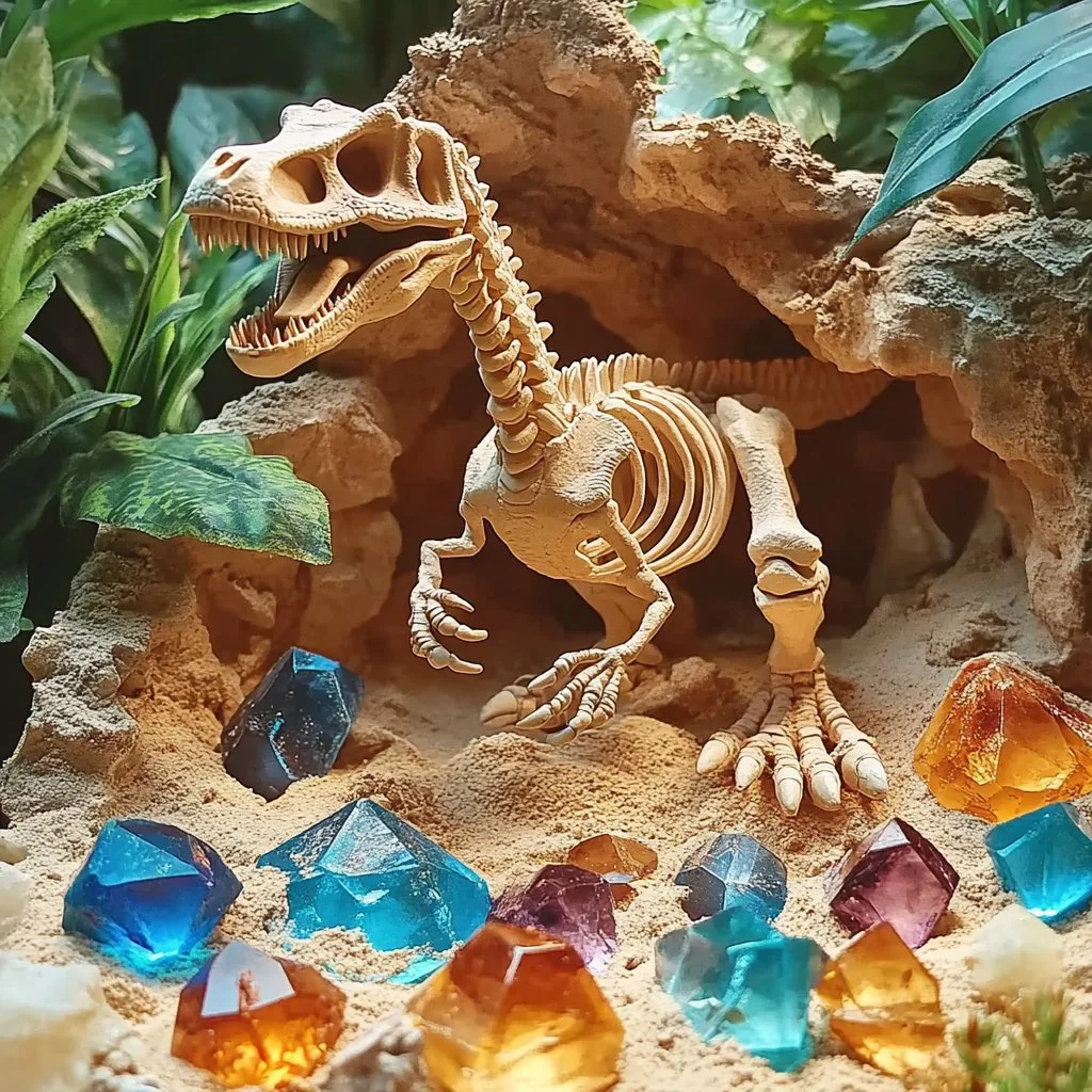 DIY Dinosaur Dig Excavation Kit for kids dinosaur excavation experience