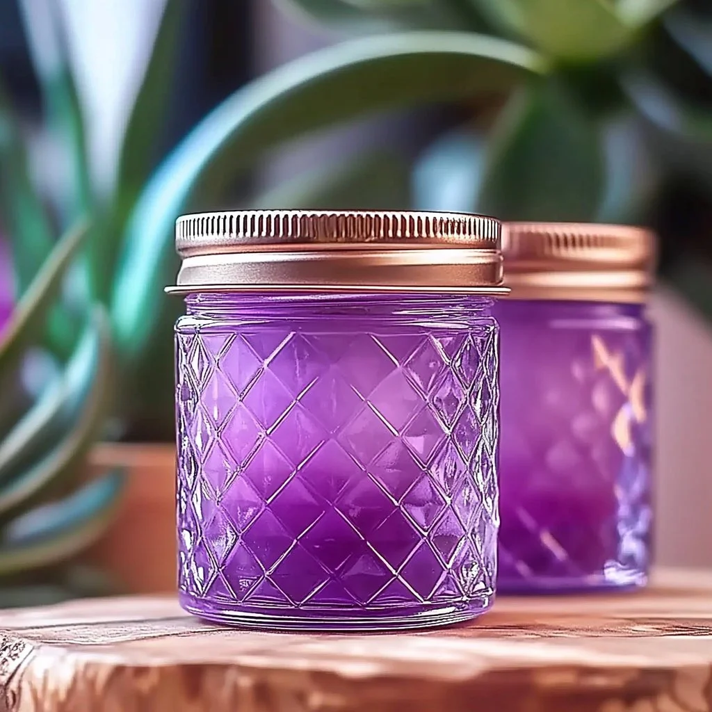 Homemade gel air freshener with natural ingredients for a refreshing scent