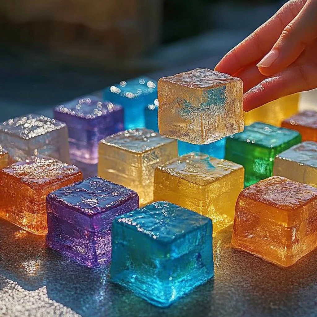 Colorful DIY ice chalk art for summer fun and creative activities