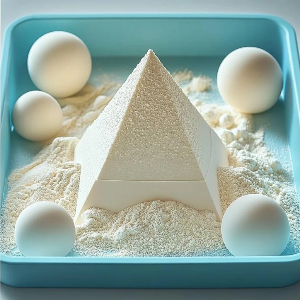 Colorful DIY moon sand for sensory play and creative activities.