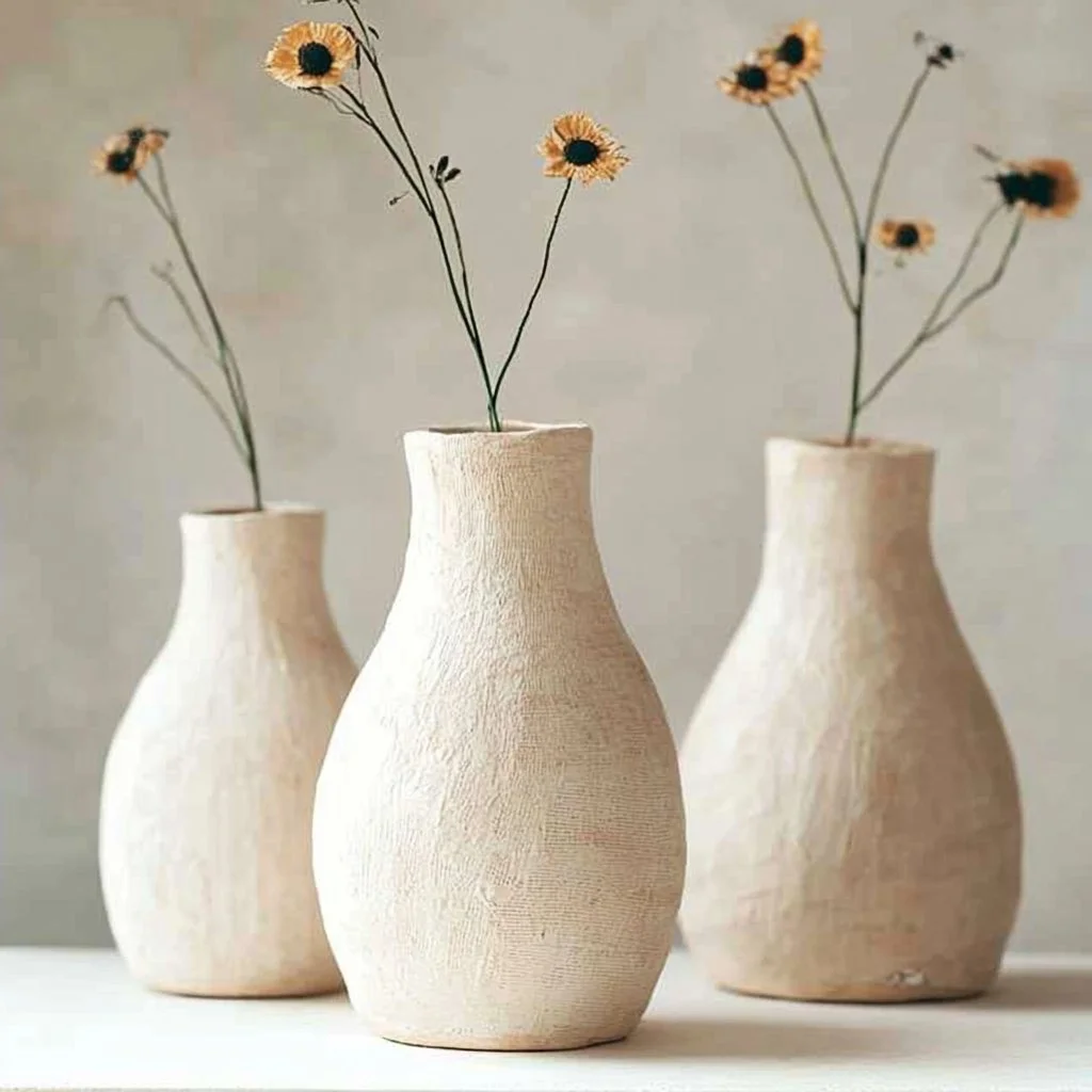 Homemade DIY paper clay for crafting projects