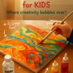 Fizzy Art Painting for Kids