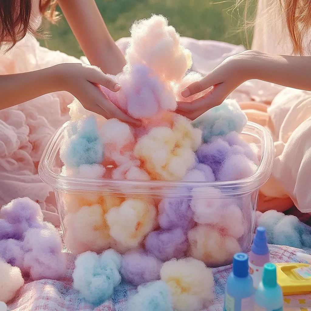 A close-up view of Foam Bubble Pile showcasing its texture and versatility.