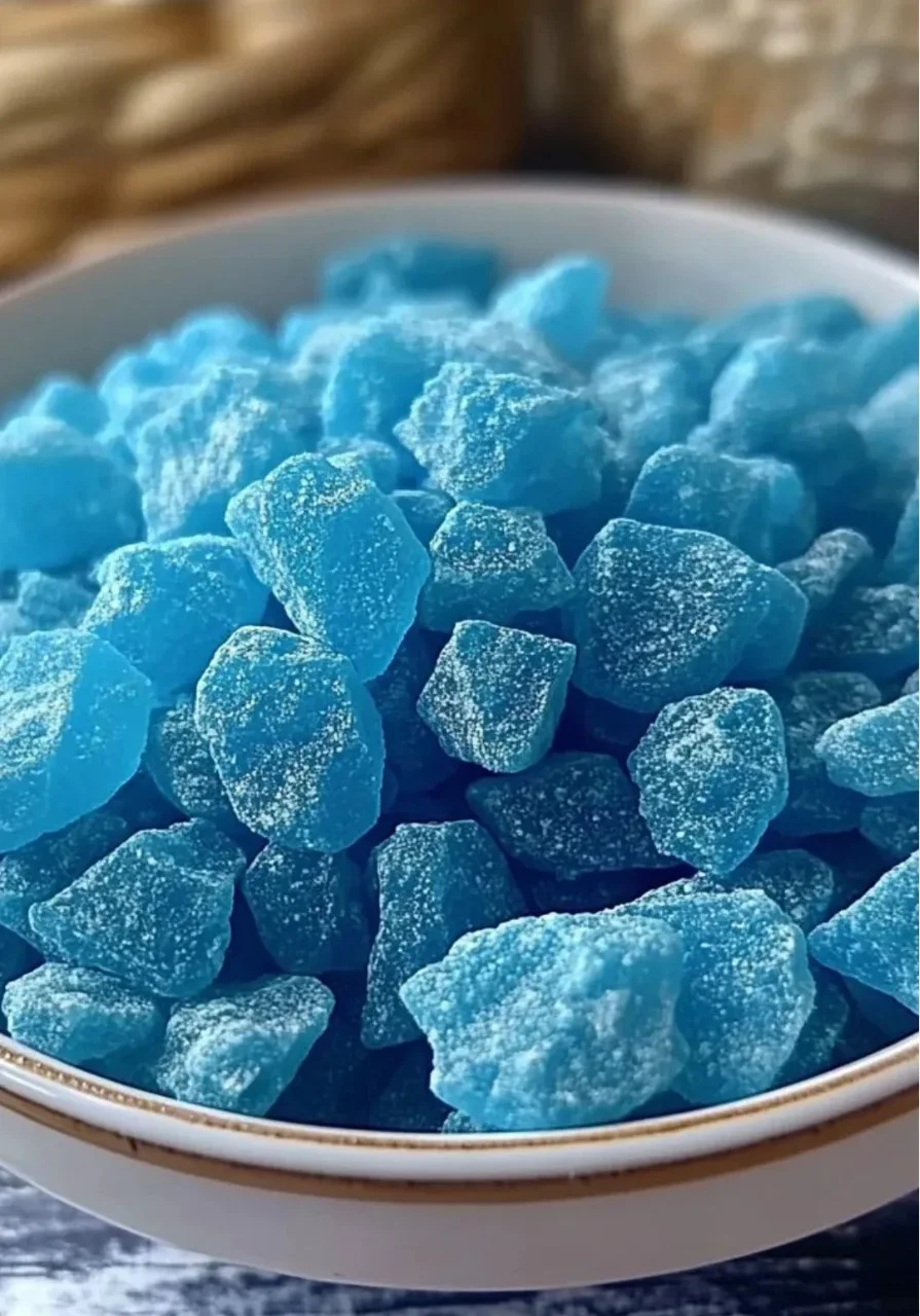 Homemade Pop Rocks candy recipe with popping effect and colorful sugar.
