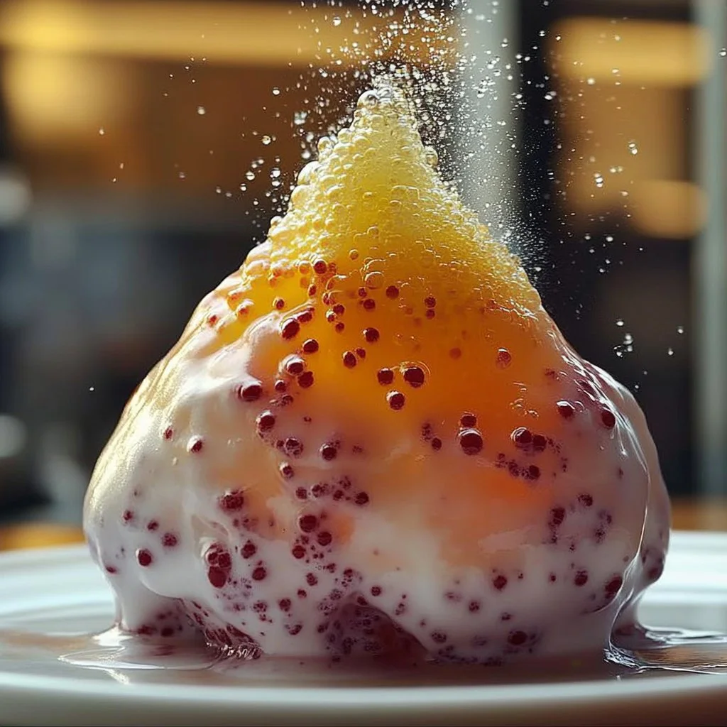 A stunning image of the Lemon Volcano showcasing its unique lemon-shaped features.