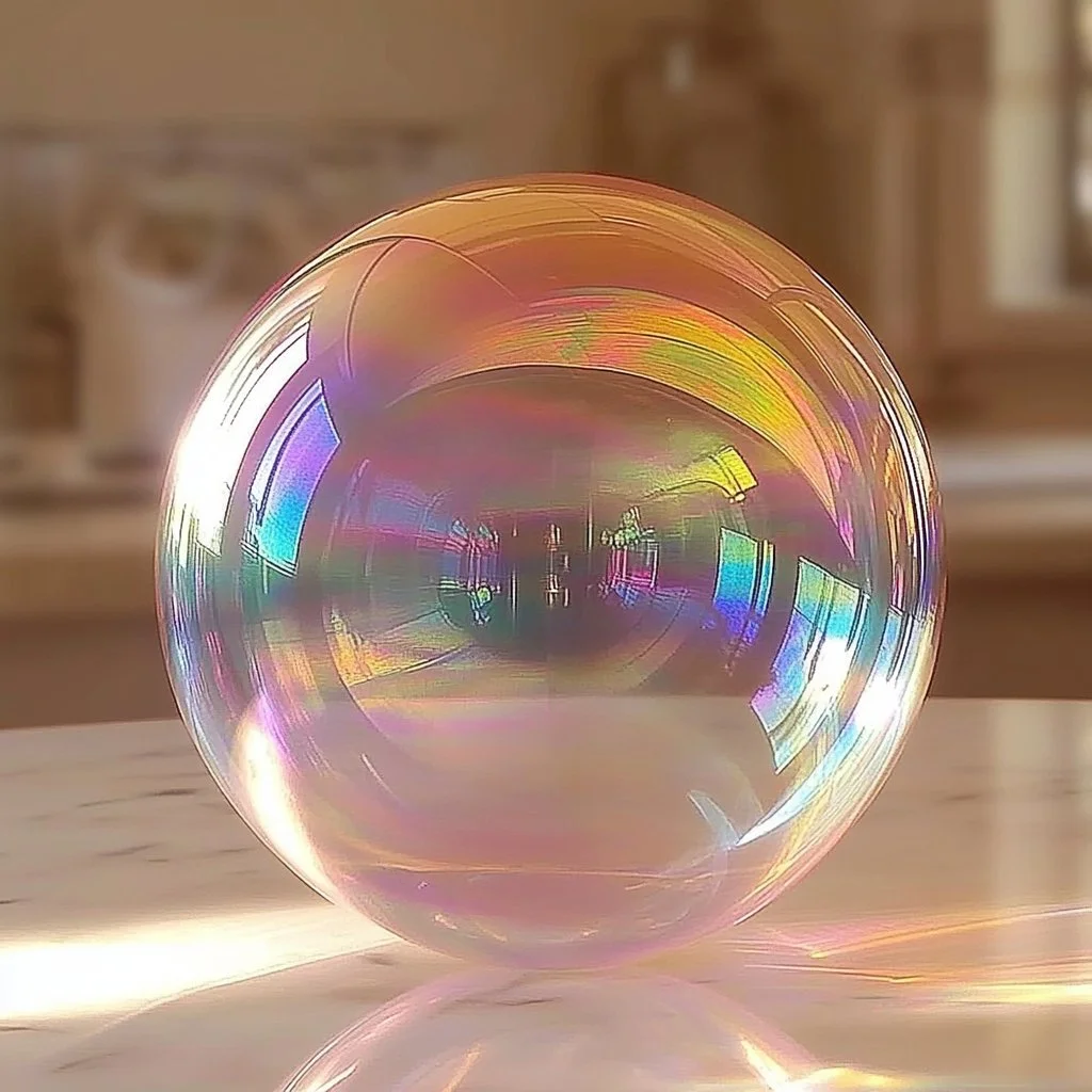 Colorful Magic Bubbles floating in the air, creating a whimsical atmosphere.