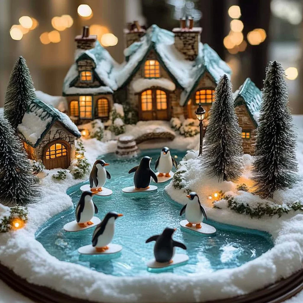 Children enjoying Penguin Ice Skating Sensory Play for creative learning activities.