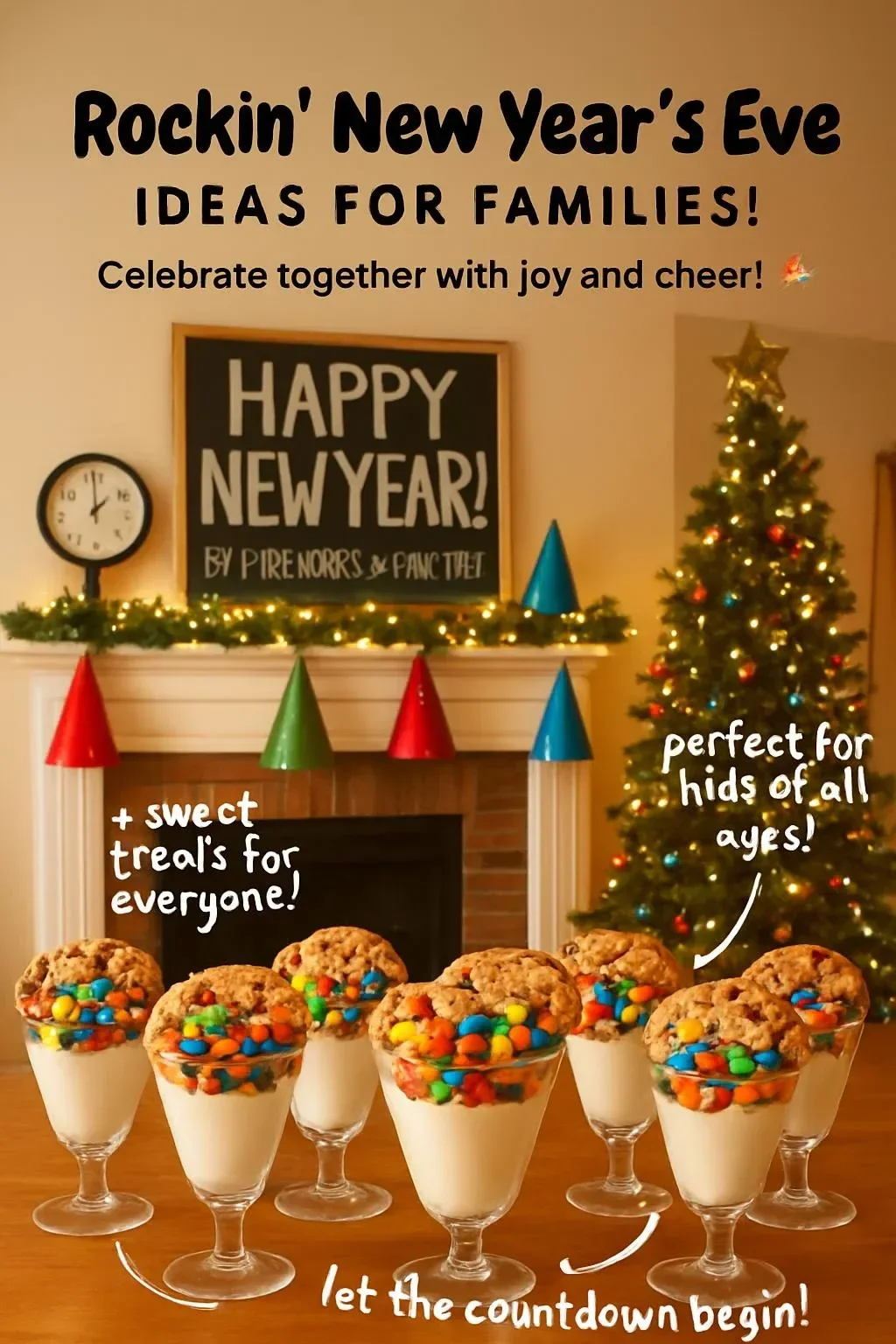 Family celebrating with engaging New Year's Eve ideas and activities.