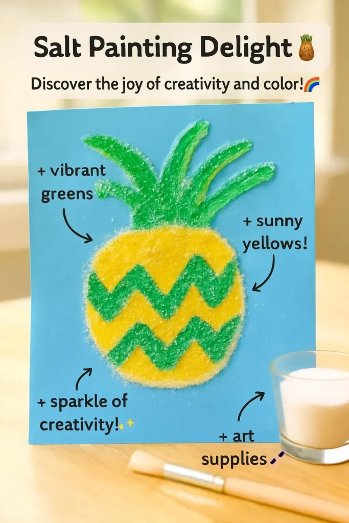 Colorful salt painting artwork highlighting creative techniques and vibrant designs.