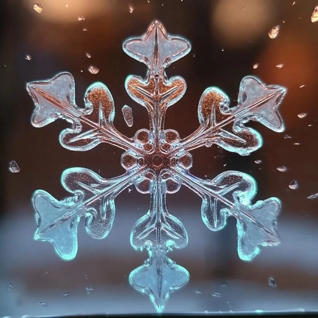 Crafts to create glowing snowflakes for a winter wonderland decor