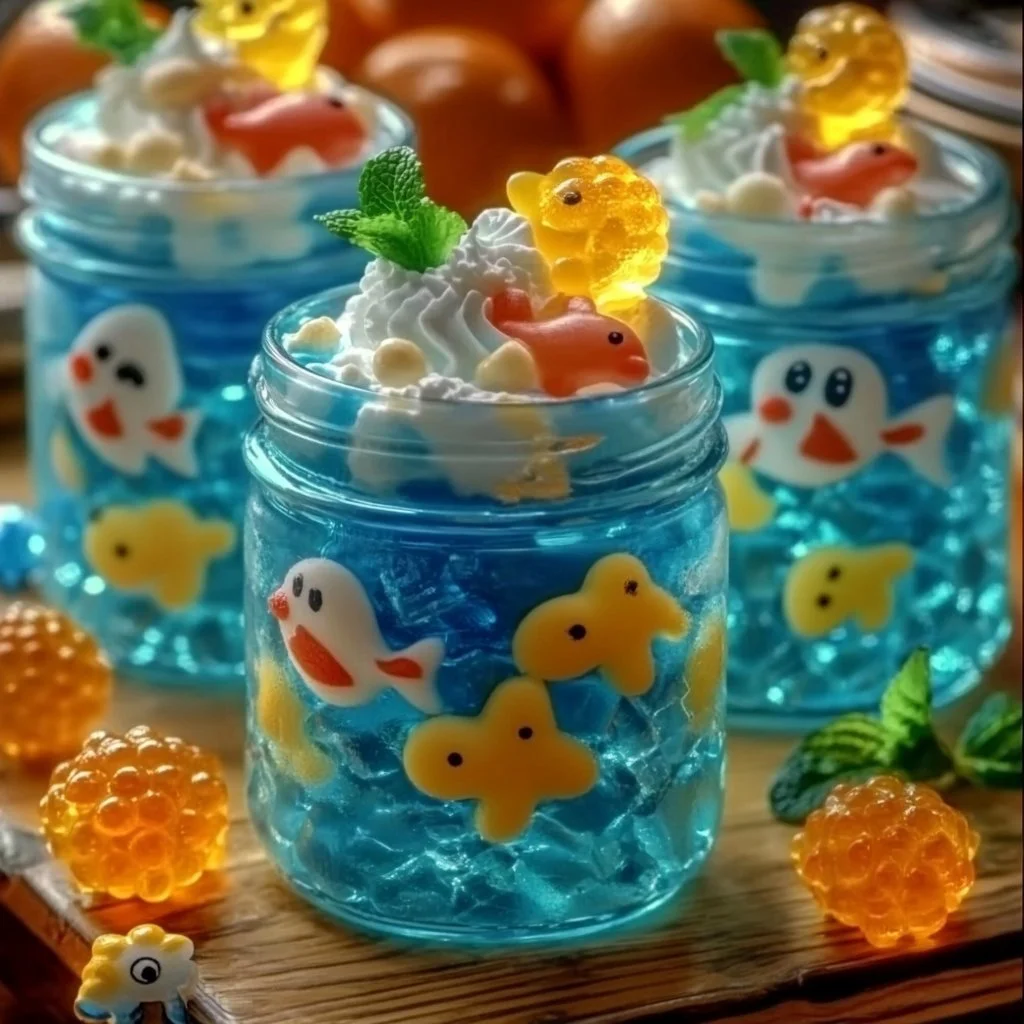 Delicious Sweet Sea Dessert with ocean-inspired flavors