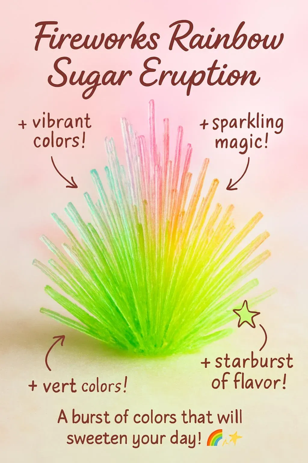 Fireworks Rainbow Sugar Eruption