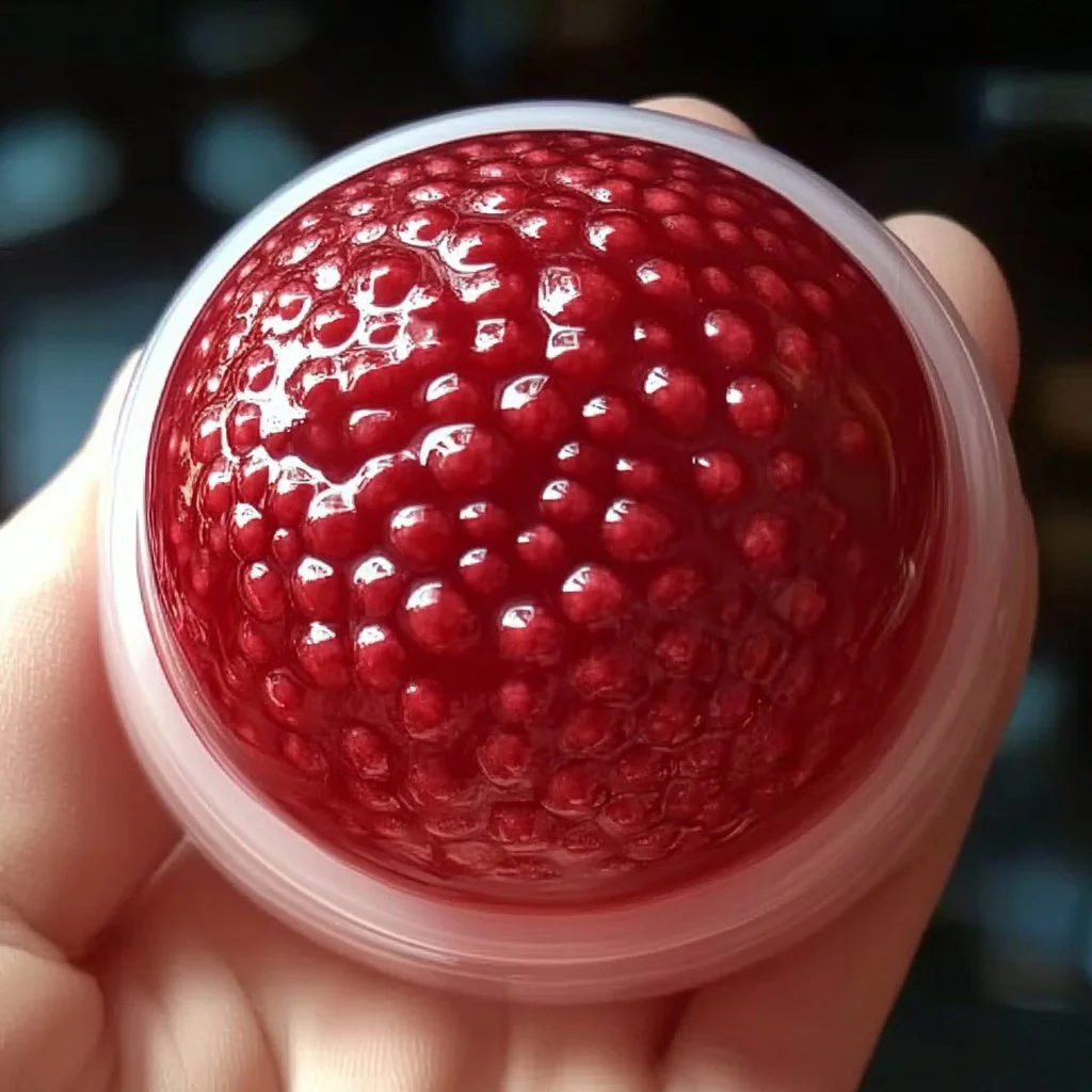 Student conducting a blood cell model activity in a science classroom