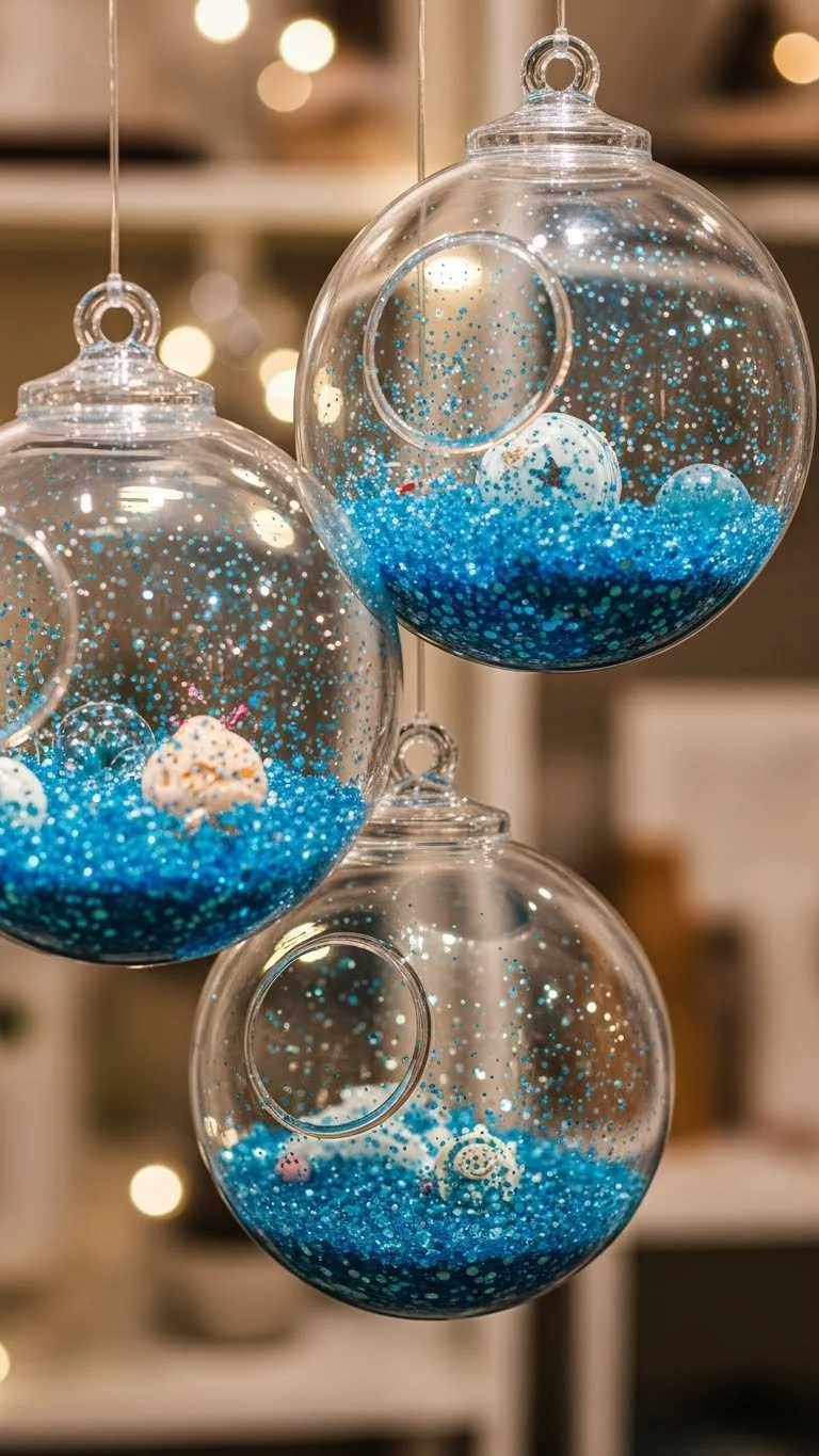 Calm Down Glitter Globes for relaxation and aesthetic decor