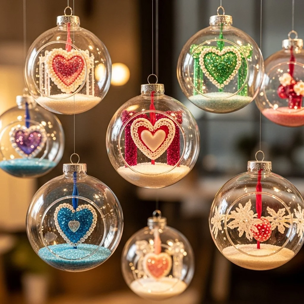 Beautiful Christmas calming ornaments for a serene holiday ambiance