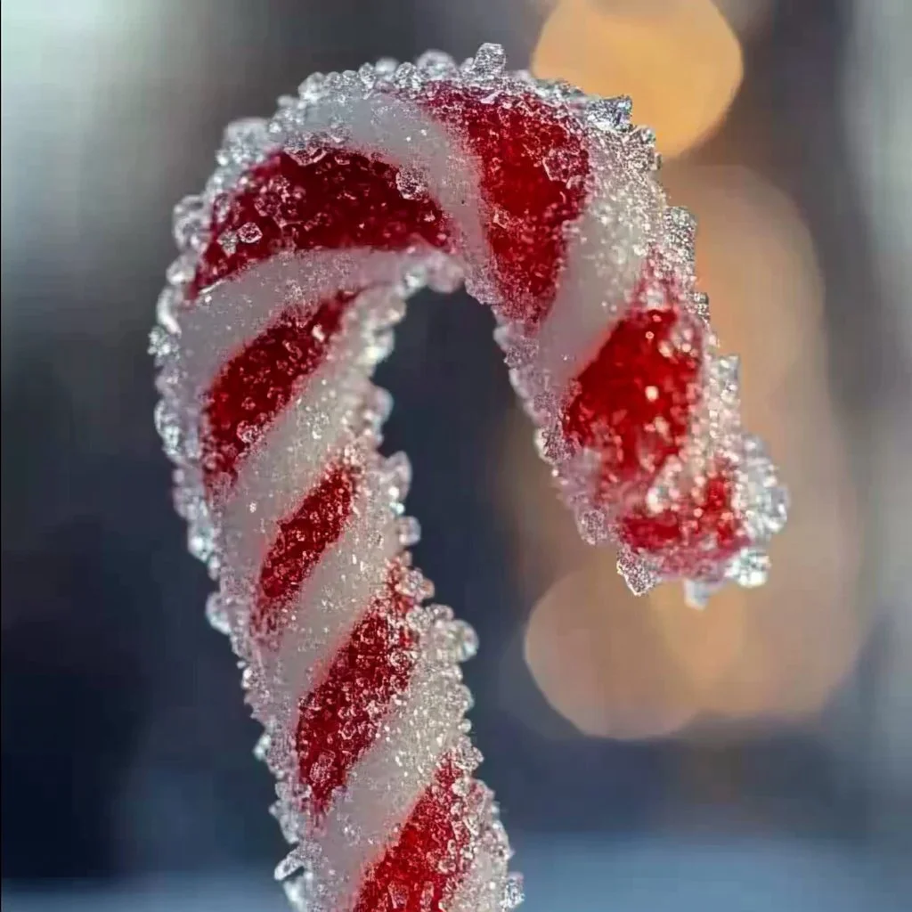 Children conducting the Crystal Candy Cane science experiment with sugar and candy canes.