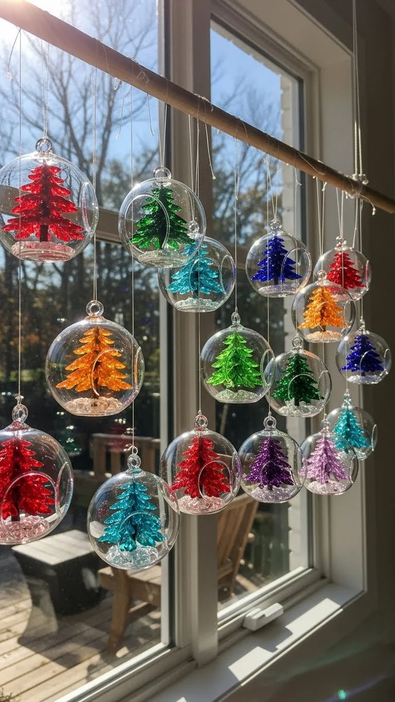 Crystal growing tree ornaments for beautiful home decor
