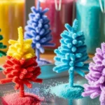 DIY Rainbow Crystal Forest