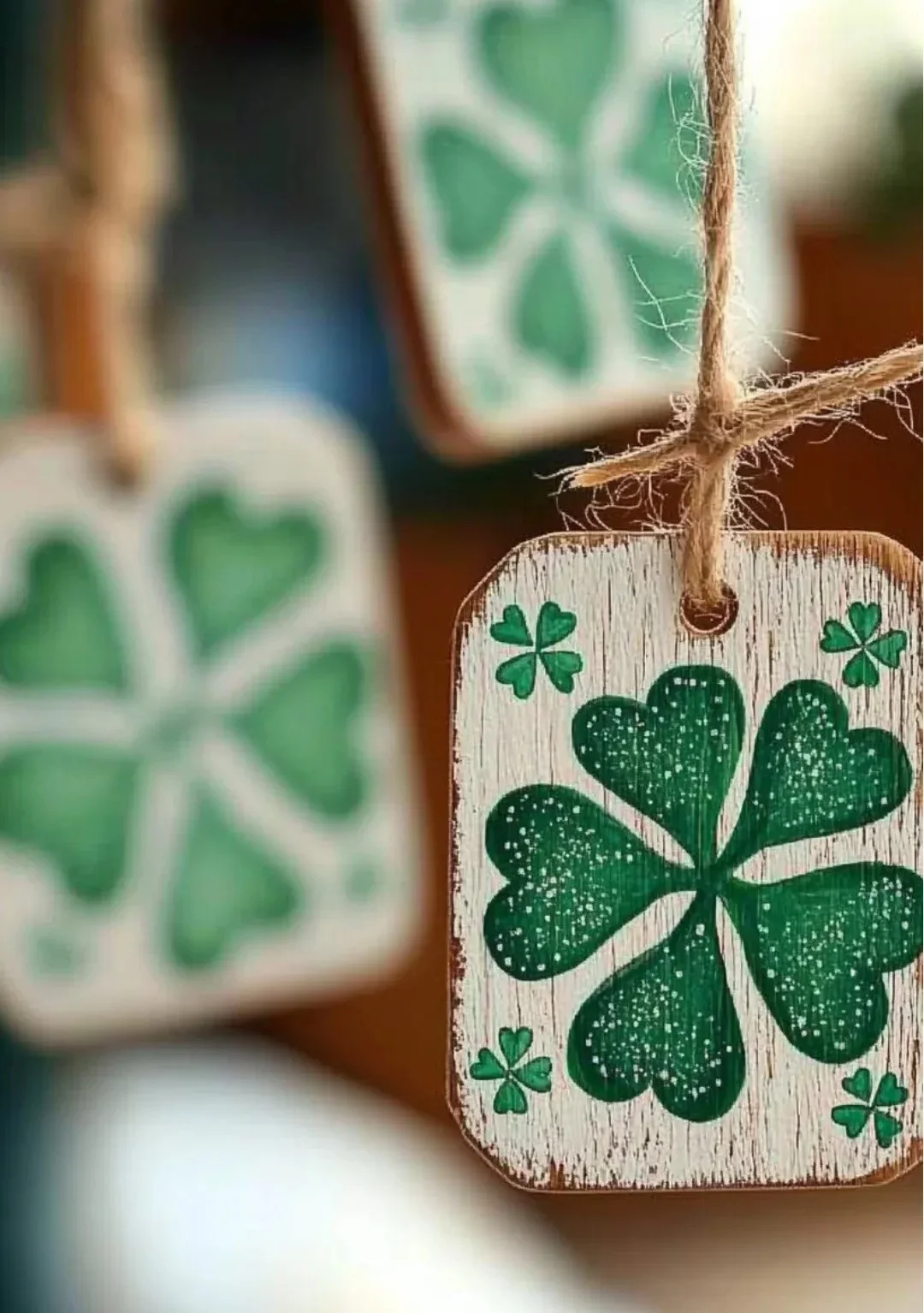 Dotted Lucky Tag Banner for festive celebrations and decor.