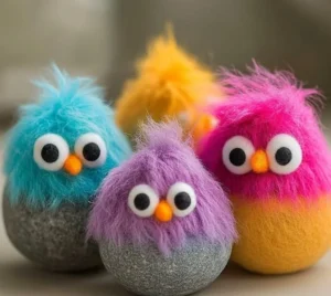 Fluffy Pet Rocks