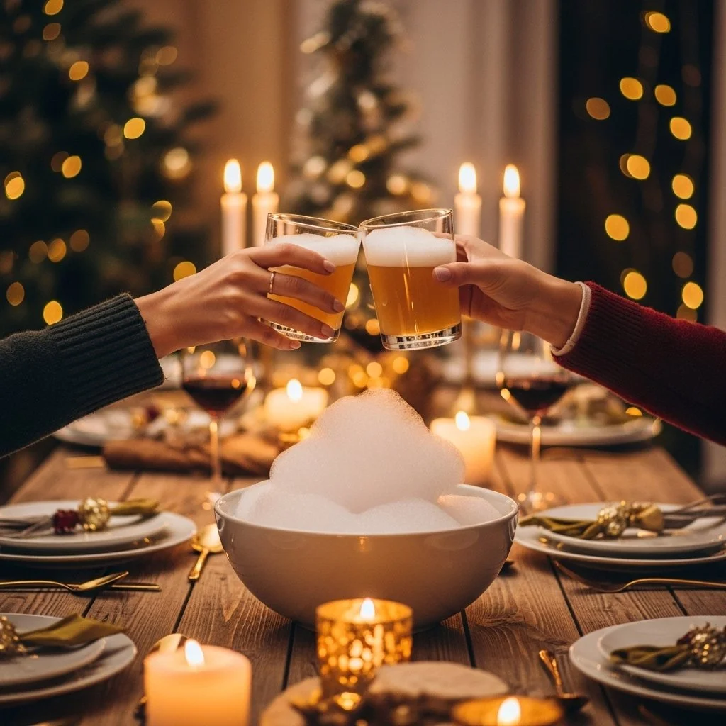 Children enjoying foamy celebration play activities in a vibrant setting