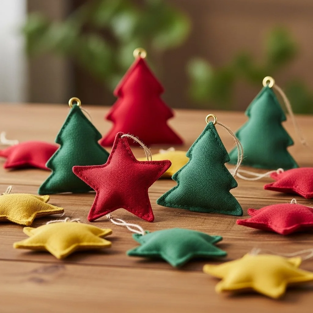 Crafted salt dough stars decorated for a fun, family-friendly project