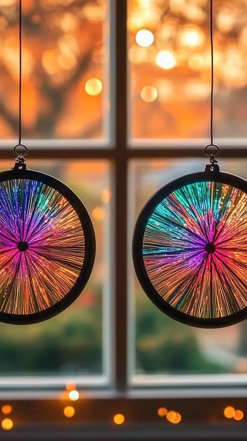 DIY Stained Glass Suncatcher Craft