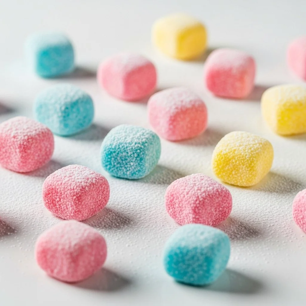 Homemade bubble gum made from natural ingredients