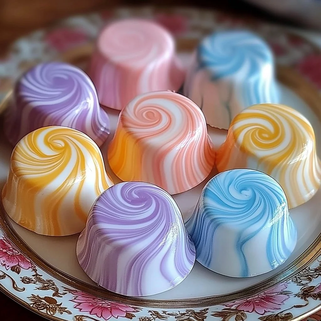 Vibrant homemade colorful taffy in various flavors and shapes