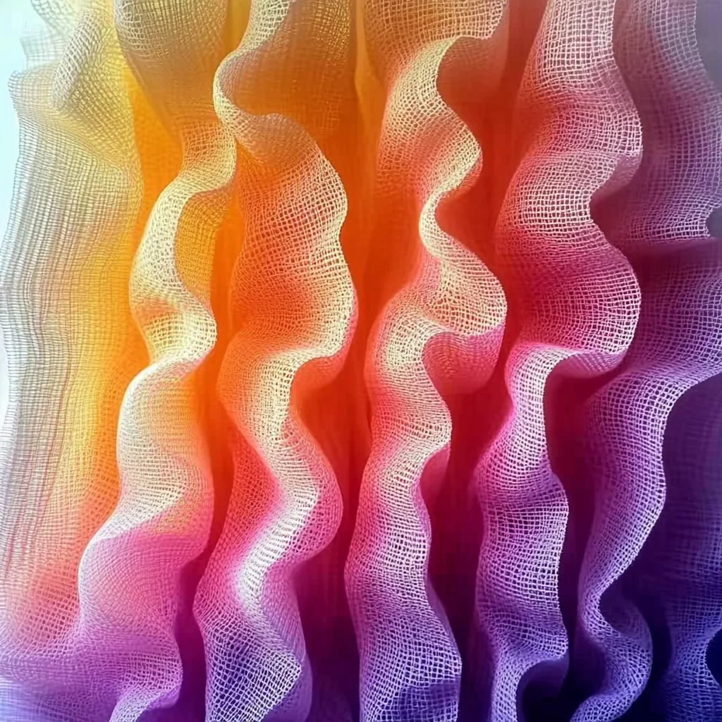 Colorful rainbow paper towel experiment showcasing color absorption.
