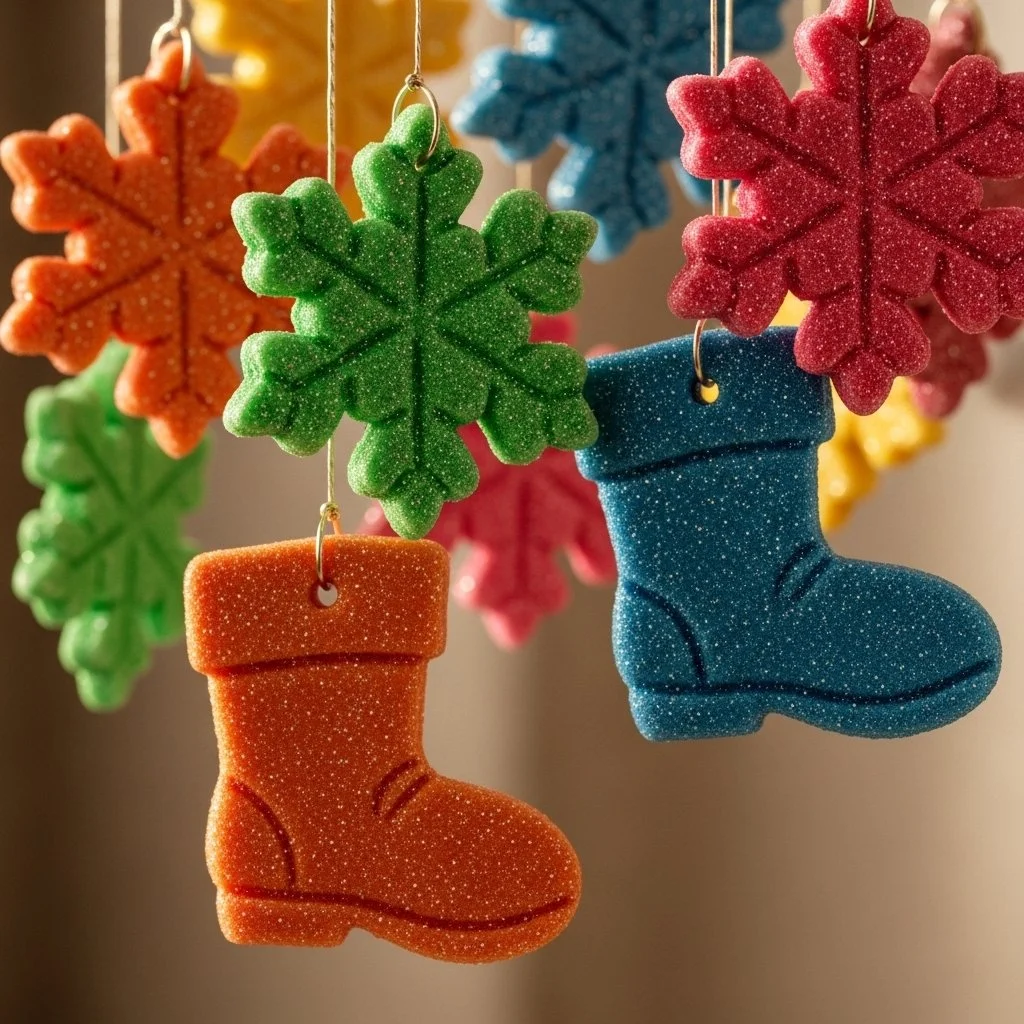 Handmade Salt Dough Ornaments for holiday decoration and gifting