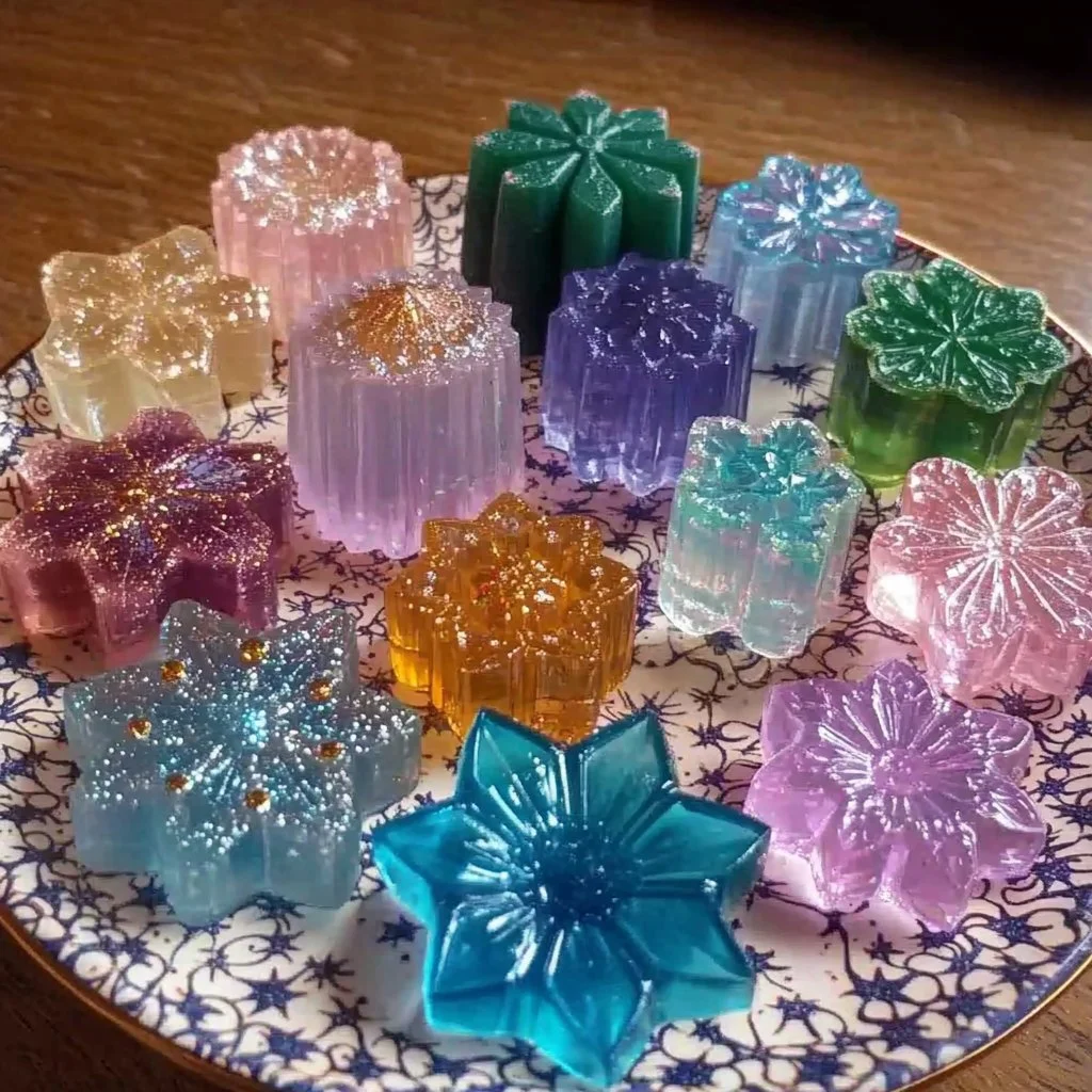 Close-up of sparkling Borax crystals, showcasing their intricate formations