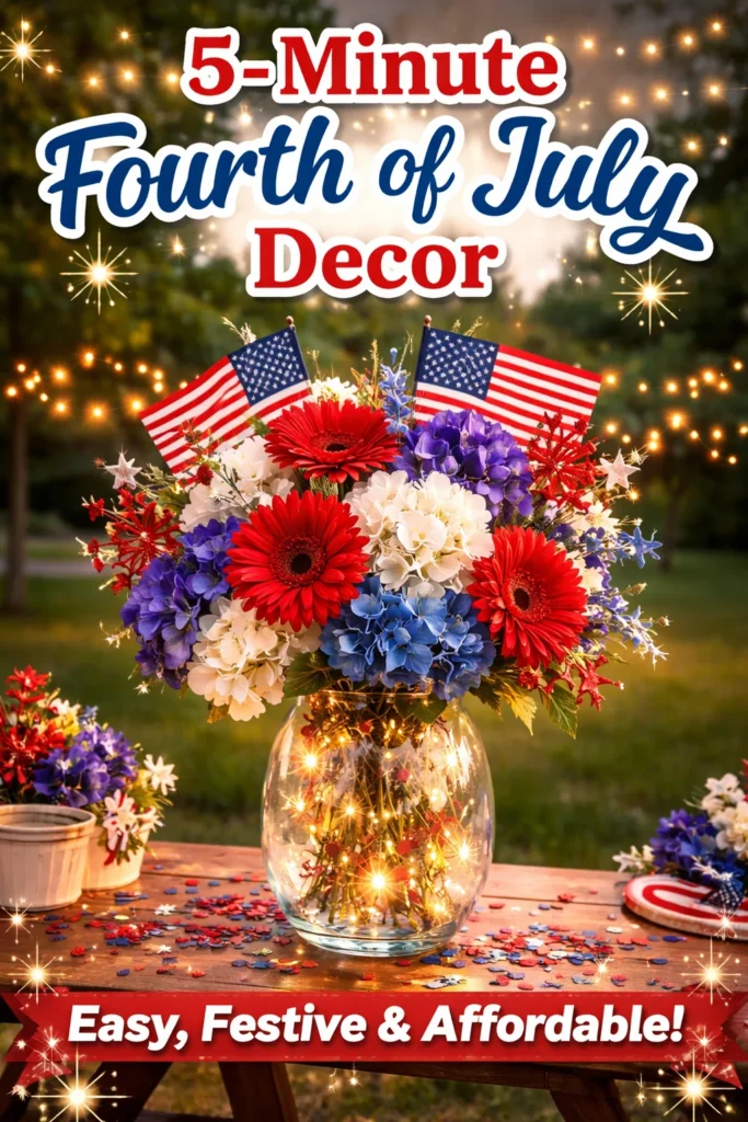 Quick and easy Fourth of July decor ideas for festive celebrations