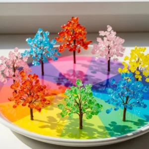 Forest ecosystem thriving with the use of baking soda for natural gardening