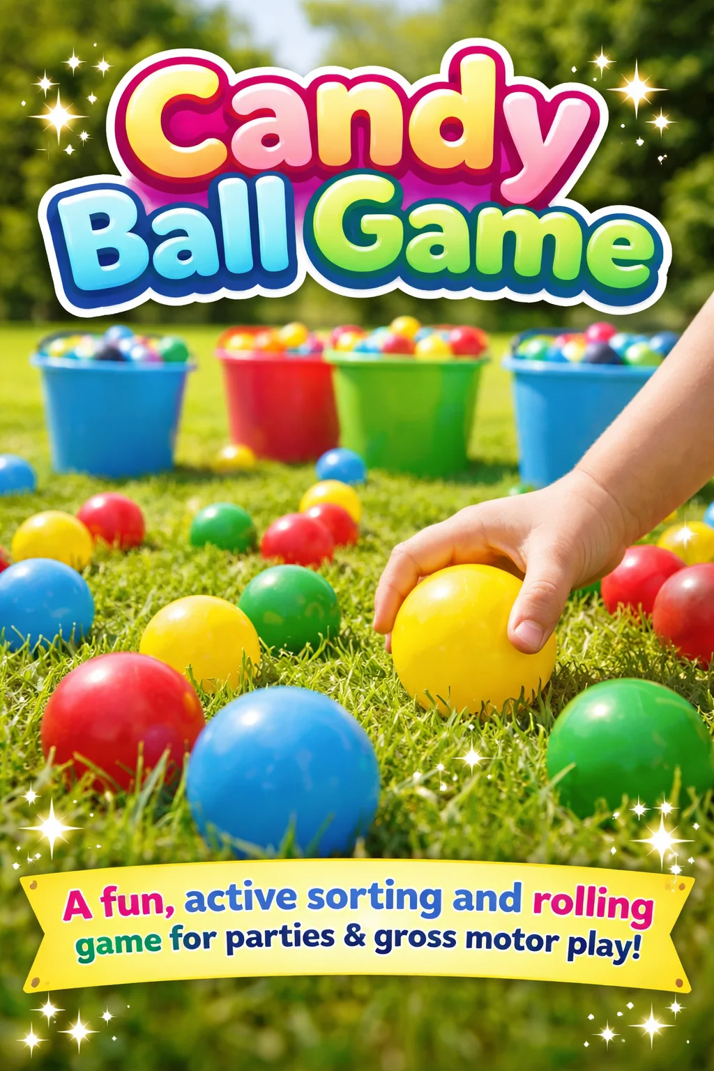 A colorful Candy Ball Game featuring vibrant candies and fun gameplay.