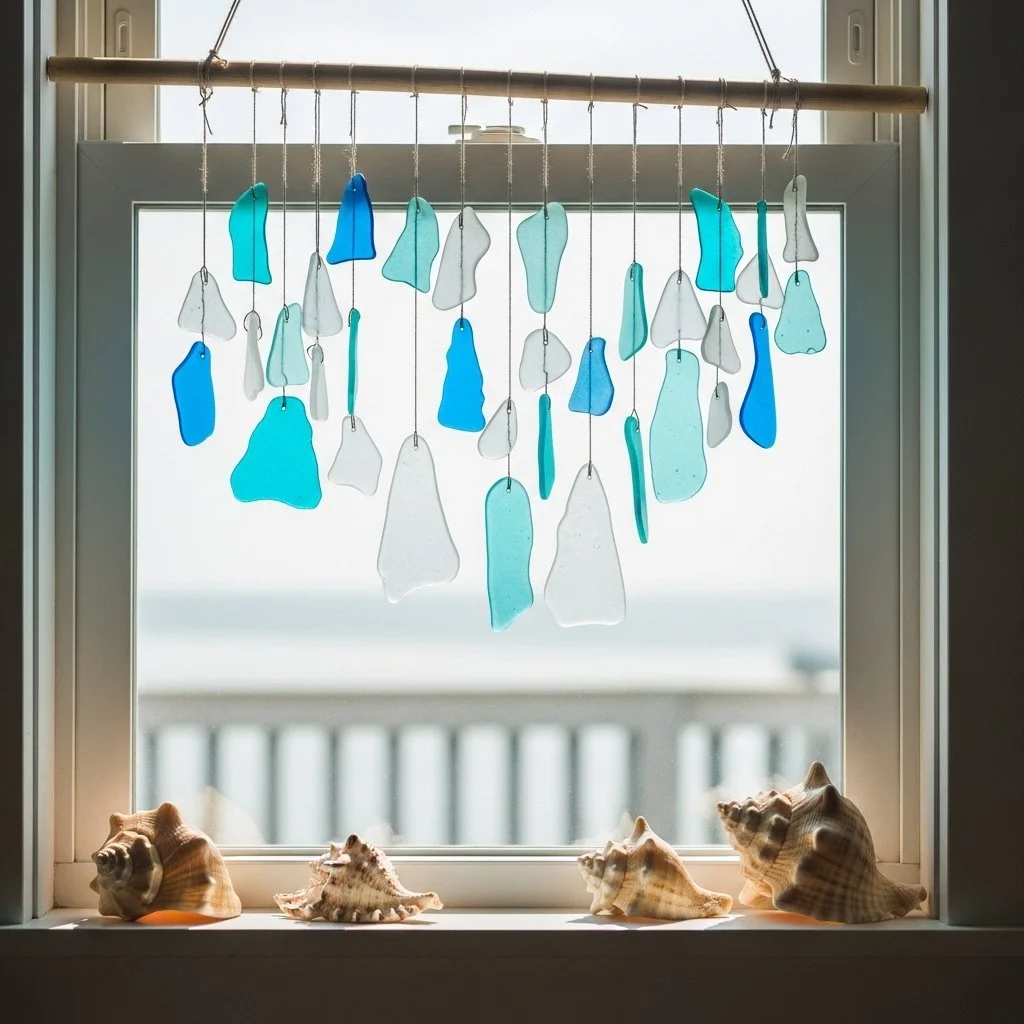Coastal Cottage Lightcatchers illuminating a seaside living space