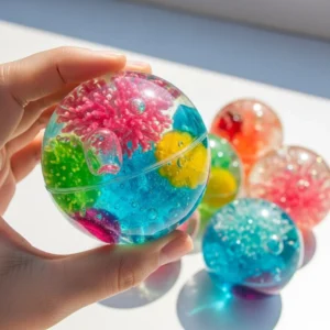 Colorful crunchy sticky fun balloons for vibrant party decor