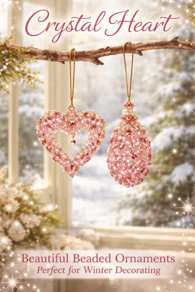 Beautiful Crystal Heart showcasing its dazzling colors and intricate patterns