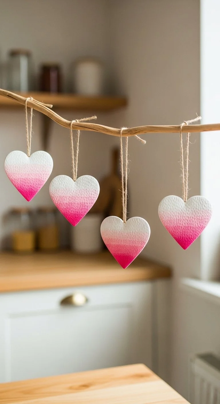 Beautiful crystal heart ornaments for home decor and gifts