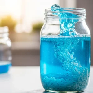 Dancing Rice Experiment demonstrating rice movement in water