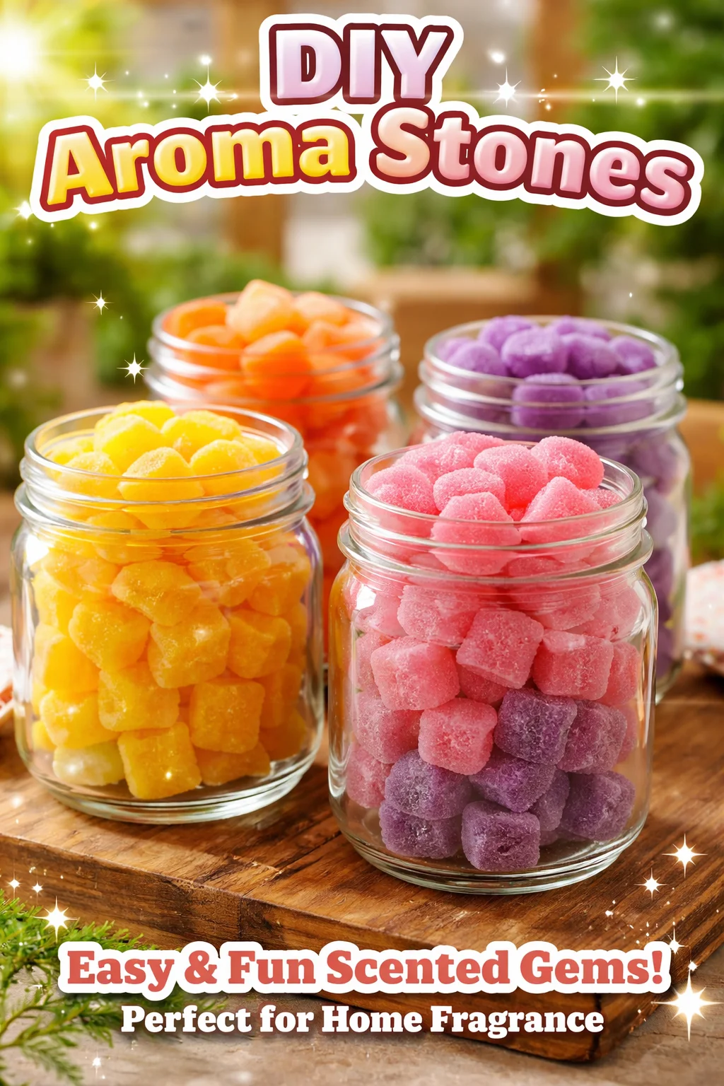 DIY aroma stones for creating a calming fragrant environment