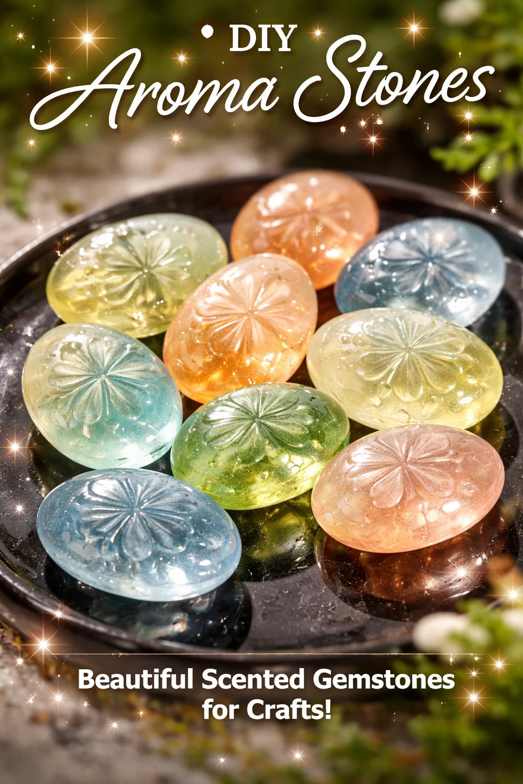 DIY aroma stones tutorial for natural scent diffusion at home