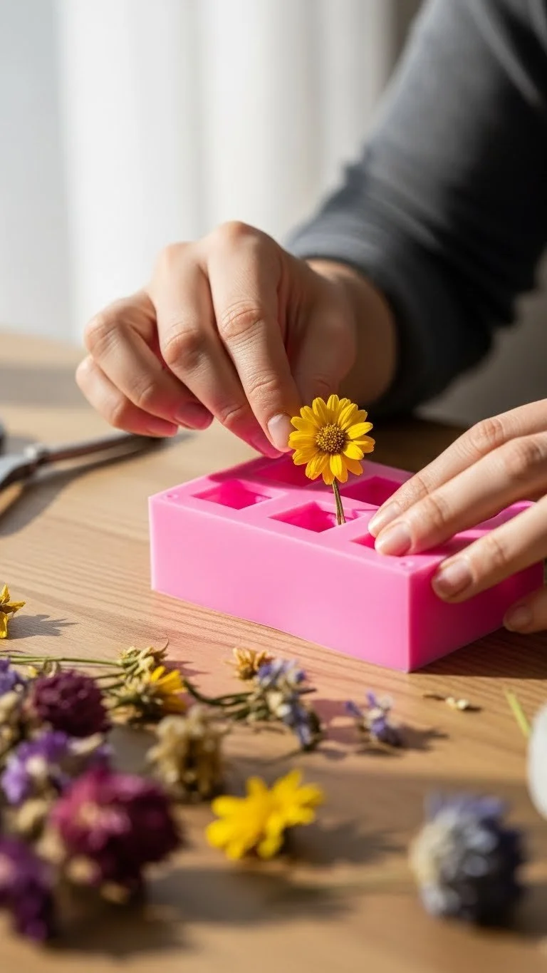 Colorful bioplastic art creations showcased in an easy DIY project tutorial.