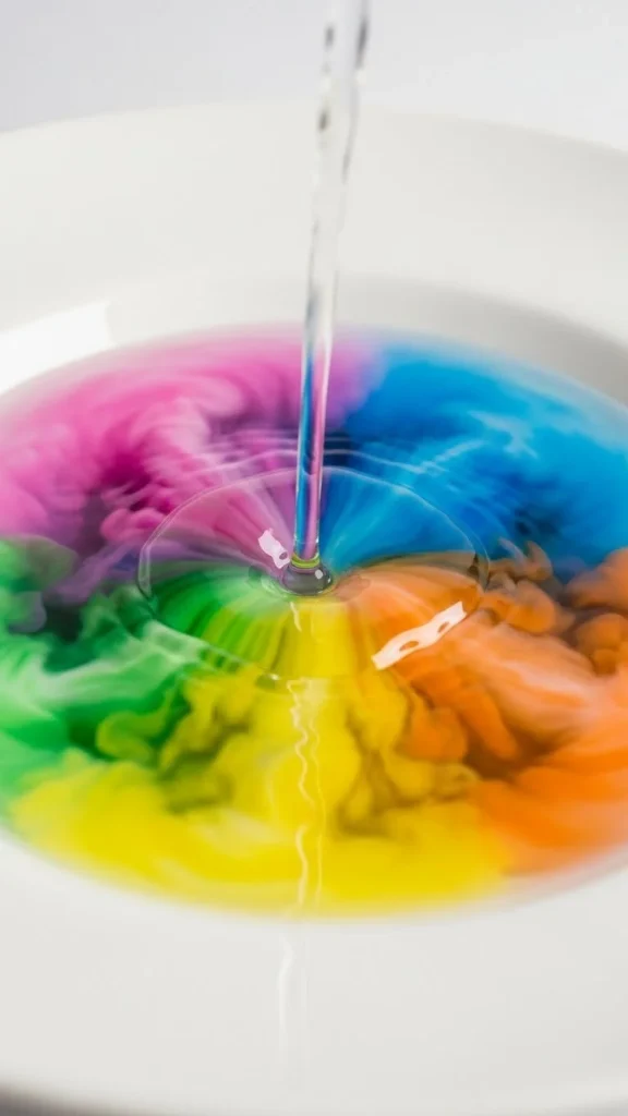 Vibrant Fireworks Rainbow Sugar Eruption lighting up the night sky