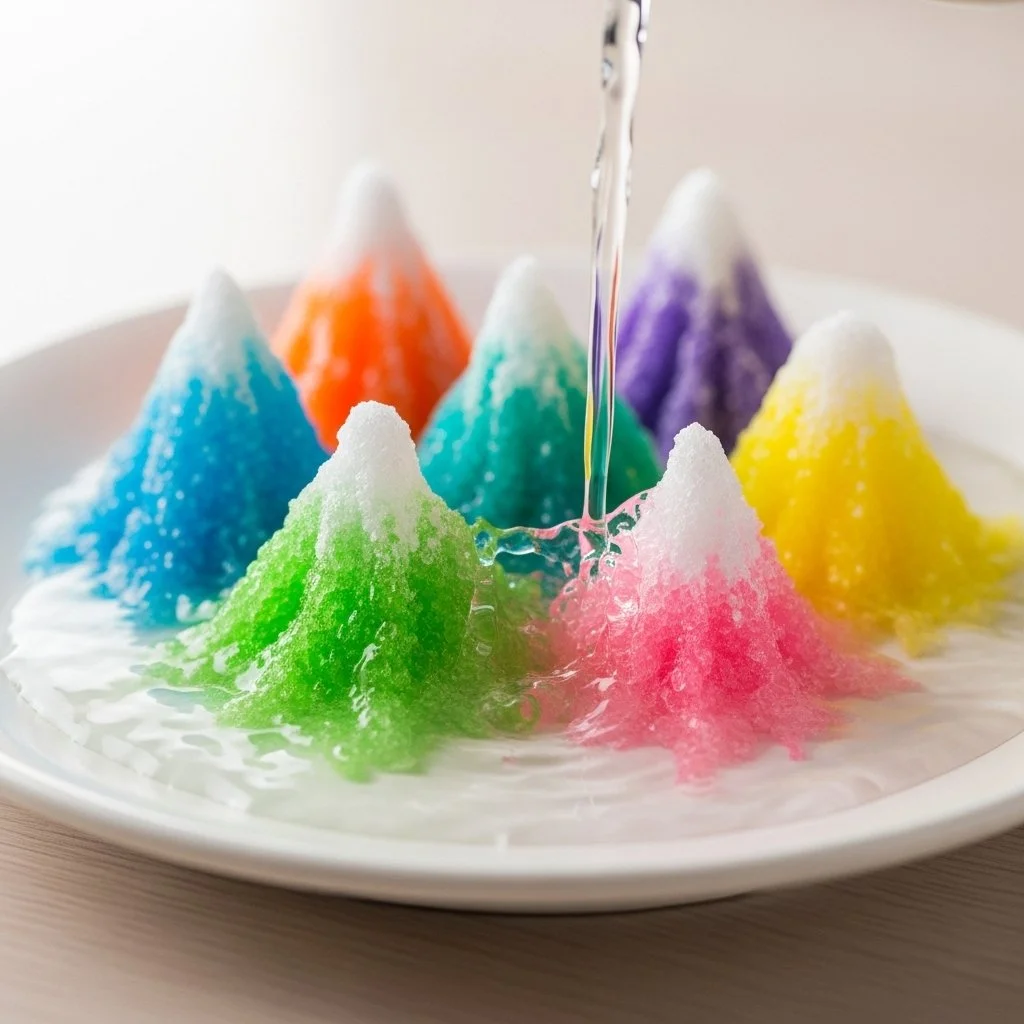 Vibrant fireworks display featuring a Rainbow Sugar Eruption in the night sky.