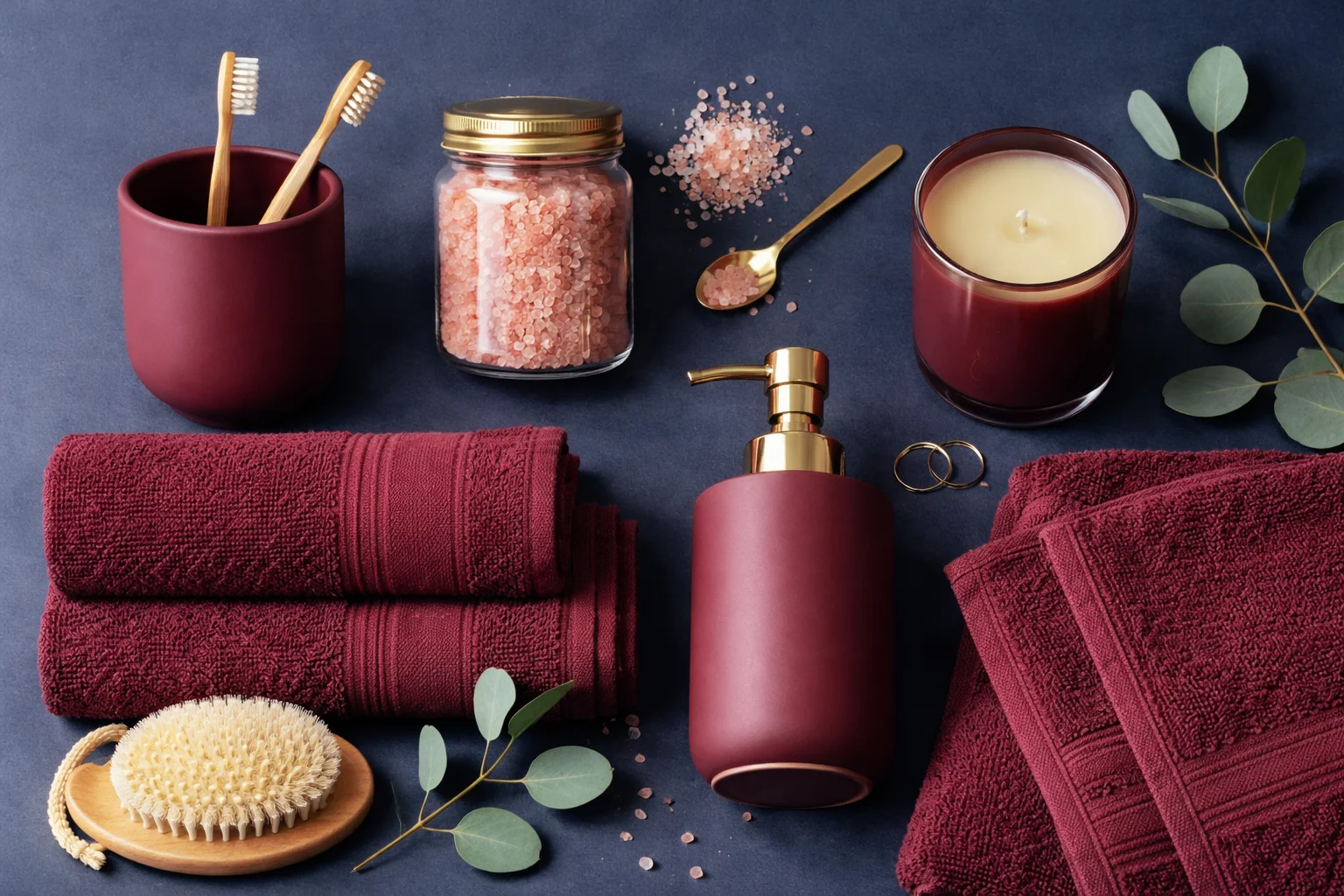 Fresh Navy and Burgundy Bathroom Ideas to Inspire Your Space