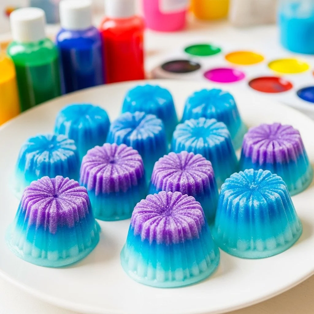 Frozen Elsa fireworks display lighting up the night sky