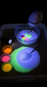 Glow Bubble Foam Play